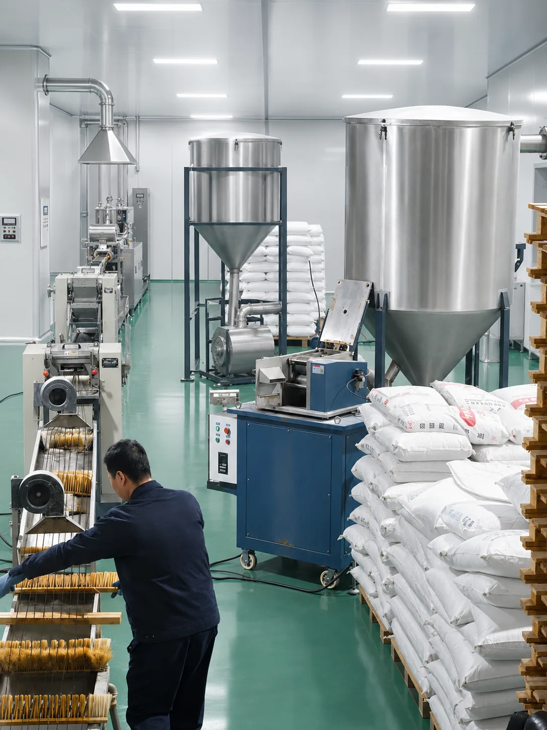 透明防静电塑料颗粒生产线和混料挤出设备